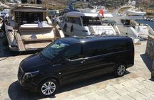 Mykonos Island Private Tour with a driver and hotel pickup