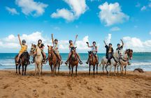 Luquillo Beach Horse Ride from Carabalí Rainforest Adventure Park
