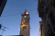 Night tour of Corfu town with the stop from the roof garden