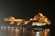 Night tour of Corfu town with the stop from the roof garden