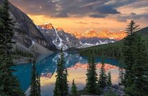 Moraine Lake Sunrise(2hrs) & Lake Louise(2hrs) from Canmore/Banff
