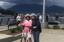 Stanley Park Seawall E-scooter Rental with Self Guided map 