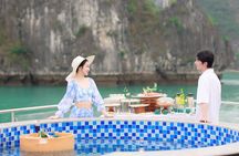 Top Vip 5 Star Day Cruise in Halong Bay with Sunbeds and Jacuzzi