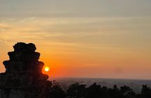 Exploring the Ancient Wonders of Angkor Wat with sunset backheng 