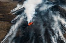 Helicopter Tour Over Iceland’s Reykjanes Volcano Eruption Site