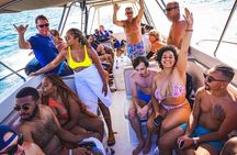 Island Tour 3 Beach Clubs around, Rosario and Tierra Bomba island