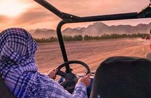 Hurghada: Quad, Jeep, Camel and Buggy Safari with BBQ Dinner