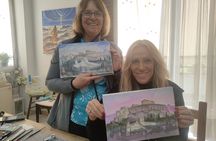 workshop for painting acropolis/landscape with local artist