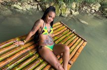 Bamboo rafting with limestone massage 