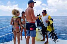 Tour to Cozumel by Catamaran with Snorkeling and Mia Beach Club