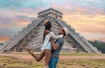 Chichén Itzá, Mexican Buffet, Cenote & Valladolid guided Tour