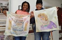 Athens: Small Group Silk Scarf Art Workshop with Greek Themes
