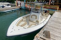 Key West Center Console Boat Rental With Sound and Seat Upgrade