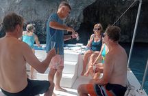 Private boat tour Syracuse Ortigia fruit and prosecco