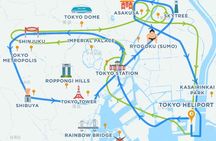 【30mins-5pax】Tokyo Departure: Sunset & Night Cruising Flight