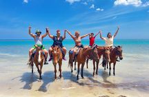 ATV, Bamboo Rafting, Horseback Ride n Swim Guided Tour