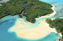 Ile Aux Cerfs & Grand Riviere Waterfall by Speed Boat with Lunch