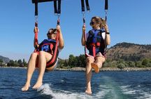 Kelowna: Early Bird Discount Parasailing Experience