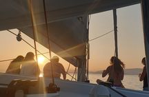 Athens Riviera Private Sail Catamaran with Meal and Wine