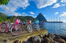 Pitons View Bike Ride and Local Culture: A Soufriere Adventure