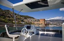 Alanya Private Yacht Tour with Lunch, Soft Beverage & Transfer