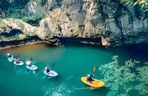 Longest Cave kayaking with Crystal cave swimming combo in Belize