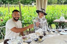 Romantic Lunch in the Vine Rows in Tuscany