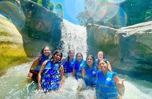 El Yunque: Waterslide and Plus Beach Round Trip