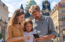 Private digital audio book city rally in Dresden's old town
