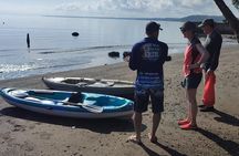 Kayak experience on Playa Blanca in Puerto Jiménez