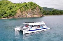 Flamingo Family Fun Catamaran Snorkel:Comfortable shaded seating 