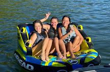 Wakesurf Boat Rental on Lake Austin Up to 12 guests 