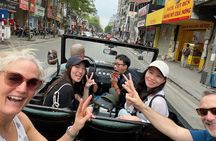 Hanoi Jeep Tour Sightseeing Include Street Food and Train Street