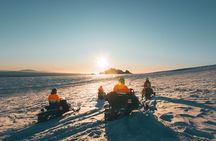 Glacier Snowmobiling and Natural Ice Cave Tour from Reykjavik