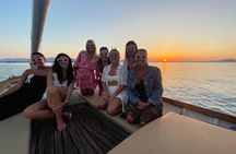 Sunset Tour on Vintage Sailing Ship to Tavolara.