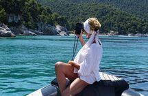 Private Skopelos Island Boat Cruise Tour to Mamma Mia Sites 