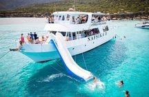 Nafsika II Half Day Cruise Swimming to blue lagoon water slide 