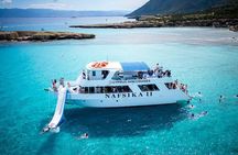 Nafsika II Half Day Cruise Swimming to blue lagoon water slide 