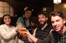 3 Bars and Foods Hopping Tour with Traditional Singer at ArakiCho