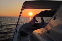 Sunset boat tour of the Amalfi Coast