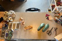 Greek Leather Sandals Private Handmade Workshop in Athens
