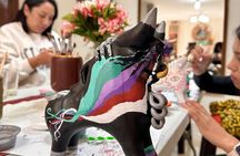 Private painting workshop with wine and snacks