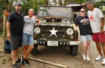 Hanoi Jeep Tour with sightseeing, street food and train street