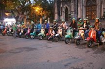Hanoi Vespa After Dark Street Food Tour Train Street Live Music 