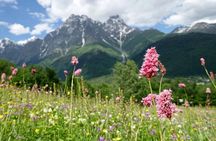 Causacus mountains at Majestic SVANETI and MESTIA from Kutaisi