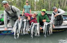 Half day Alaska Salmon Fishing on the Kenai Peninsula