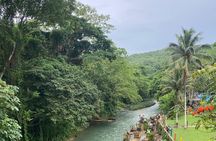 Private Bamboo Rafting Tour In Lethe and Limestone Massage