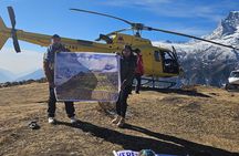 Everest base camp helicopter tour with Guarenteed Landing