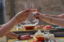Wine and food tasting in the traditional winery