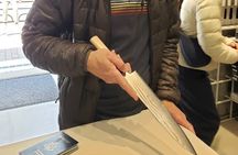 Asakusa: Japanese kitchen knife store visits after history tour